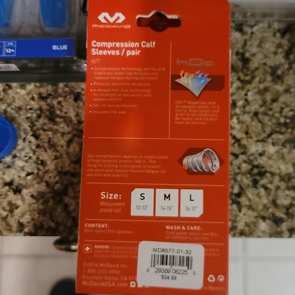 McDavid Compression Claf Sleeves/ pair - Picture 2 of 2